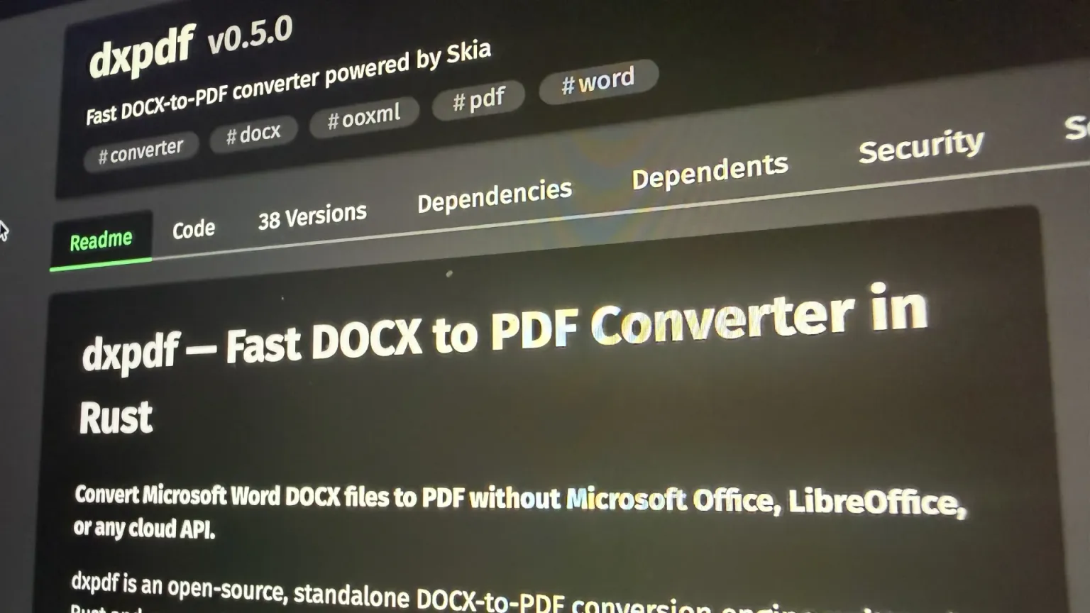 dxpdf 0.5.0: enseñar a un conversor de DOCX a leer el resto del mundo